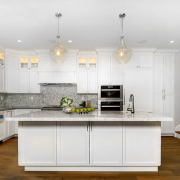 Stylish White Kitchen in San Carlos