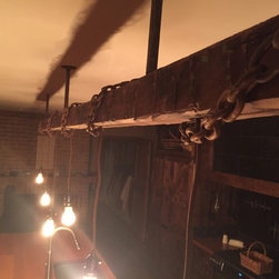 Oversized Barn Style Island Light Fixture - Pendant Lighting