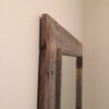 Rustic Mirror, Western Rustic Style With Raised Inside Edge, 20"x30"