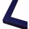 Narrow Flat Navy Blue Picture Frame, Solid Wood, 11"x14"