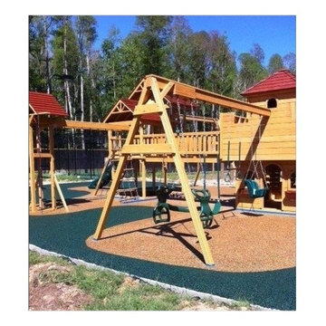 No Fault Safety Surface for residential and commercial playgrounds.