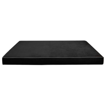 Contrast Pipe 6" Twin 75x39x6 Velvet Indoor Daybed Mattress |COVER ONLY|-AD350