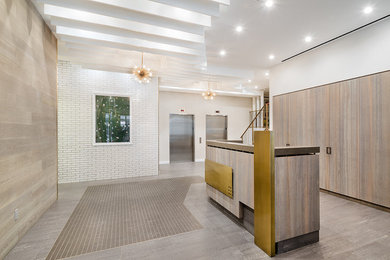 Entryway - modern entryway idea in New York