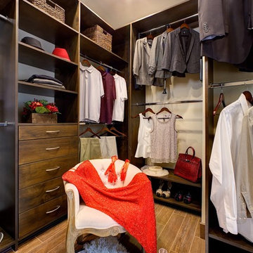 Transitional Walking Closet