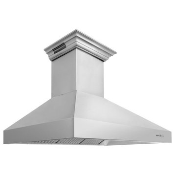 ZLINE 48" Ducted Vent  Wall Mount Range Hood With Built-in CrownSound
