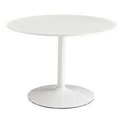 Tulip Dining Table in White - 43" - Dining Tables