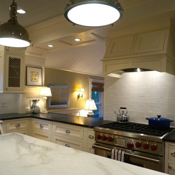 Historic District White Kitchen