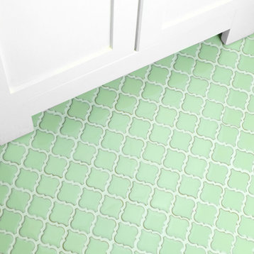 Hudson Tangier Light Green Porcelain Floor and Wall Tile