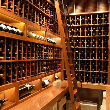 La Jolla San Diego California Wine Cellar Custom Wine Room Wine Wall Modern