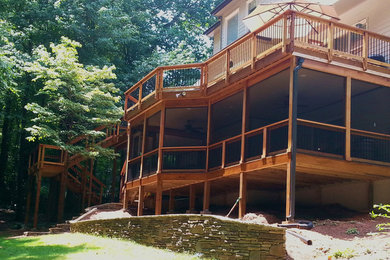 Multi-Level Deck with Screen Room