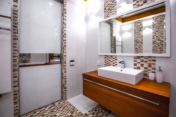 Современный Ванная комната by Студия дизайна и архитектуры LusiSarkis