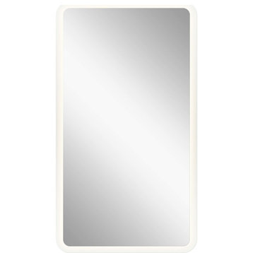 Elan 83993 35-1/2" x 19-3/4" Rectangular Beveled Mirror - Mirrored