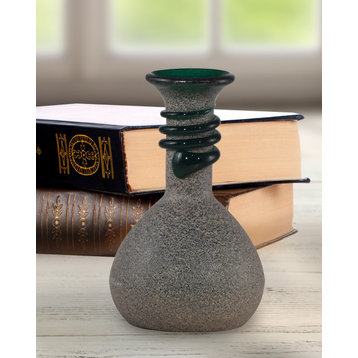 Springdale 5" Lezzia 4-Piece Hand Blown Art Glass Mini Vase Set