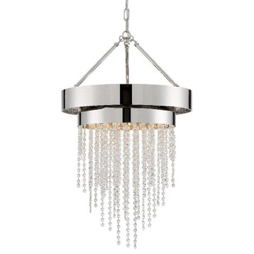 Crystorama Lighting Group CLA-A3205-CL-MWP Clarksen 5 Light 20"W - Polished