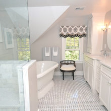 bathroom simple window treatment