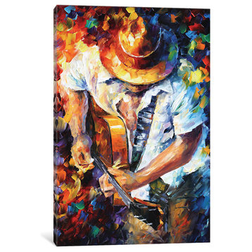 "Guitar and Soul" by Leonid Afremov, Canvas Print, 40"x26"