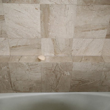 Full Length Shelf in Tub Surround