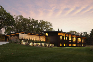 Inspiration for a modern home design remodel in Other