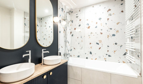Im Konfettirausch! So vielseitig ist Terrazzo im Bad