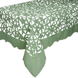 Xia Home Fashions - Tulip Bouquet Tablecloth - Tablecloths