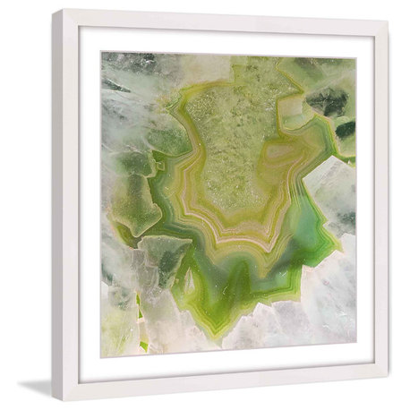 "Agate Verde" Framed Art Print