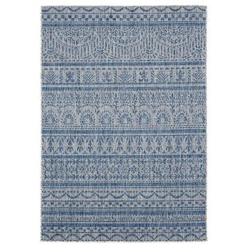United Weavers Augusta Diani  Outdoor Rug, Blue (3900-10160), 7'10"x10'6"