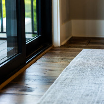 Original Face Skip Planed Reclaimed Oak Solid Plank Flooring