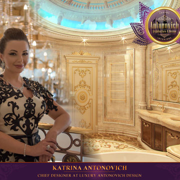 Bathroom designs by Luxury Antonovich Design