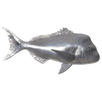 Australian Snapper Fish, Polished Aluminum