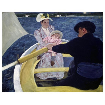 "The Boating Party" Digital Paper Print by Mary Cassatt, 38"x31"