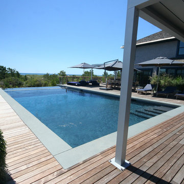 Infinity Edge, Negative Edge, Vanishing Edge and Rimless Pools
