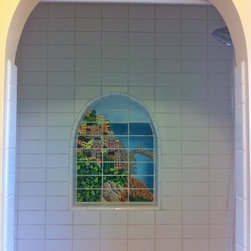 Italian Shower Tile Mural - Artwork