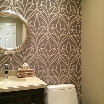 Small Powder Room with a WOW!
