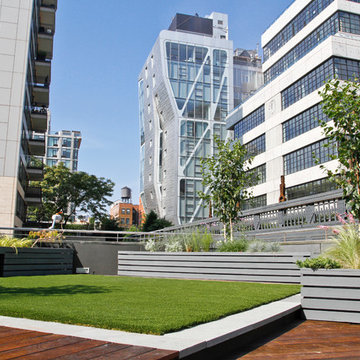 Highline facing roof garden