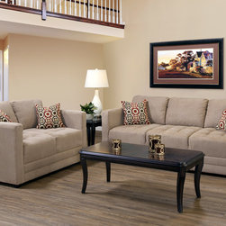 Olivia Small Couch & Loveseat Set - Living Room Furniture Sets