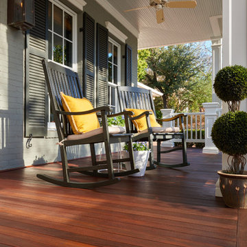 Porch With Wood Flooring