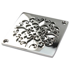 Square Shower Drain Cover, Made To Fit Kohler, Octopus Design