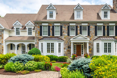 Example of a classic exterior home design in New York