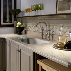 Corian&reg; Tumbleweed bar. - Kitchen Countertops