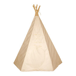 Paintable Round Door Tepee - Baby And Kids