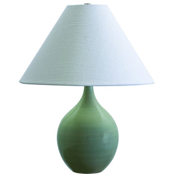 Scatchard Stoneware Table Lamp - Celadon