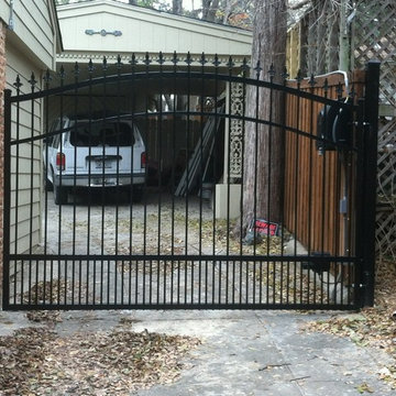 Iron Picket Swing Gate
