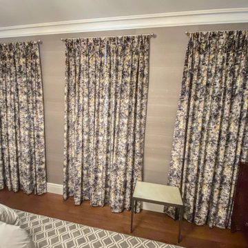 Lenox Hill/ Manhattan Home- Drapery and Roman Shades