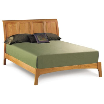Copeland Sarah 45In Sleigh Bed With Low Footboard, Natural Cherry, King