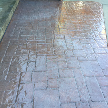 Front entry- random square stamped pattern 2/2