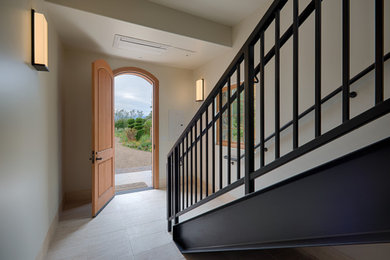 Inspiration for a mediterranean entryway remodel in San Francisco