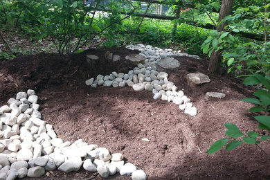 This is an example of a rustic landscaping in Baltimore.