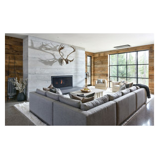 Lone Peak Retreat - Rustic - Living Room - Other - by North Fork ...