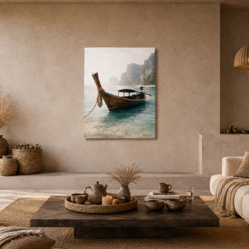 Tropical Seascape Calm – Tropical Coastal Wall Art
