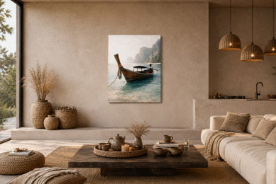 Inspiration for a contemporary living room remodel